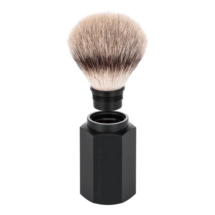 Mühle Hexagon Silvertip Fibre barberkost Graphite