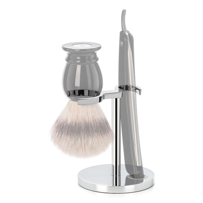 Mühle stativ med skjeggborste og foldbar barberhøvel