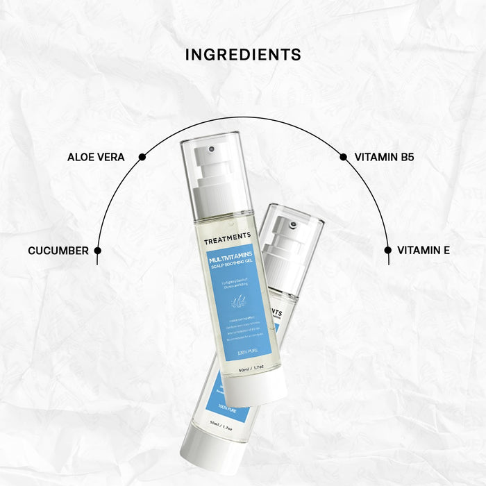 MULTIVITAMINS SCALP SOOTHING GEL - For Fighting Dandruff, Dryness and Itching