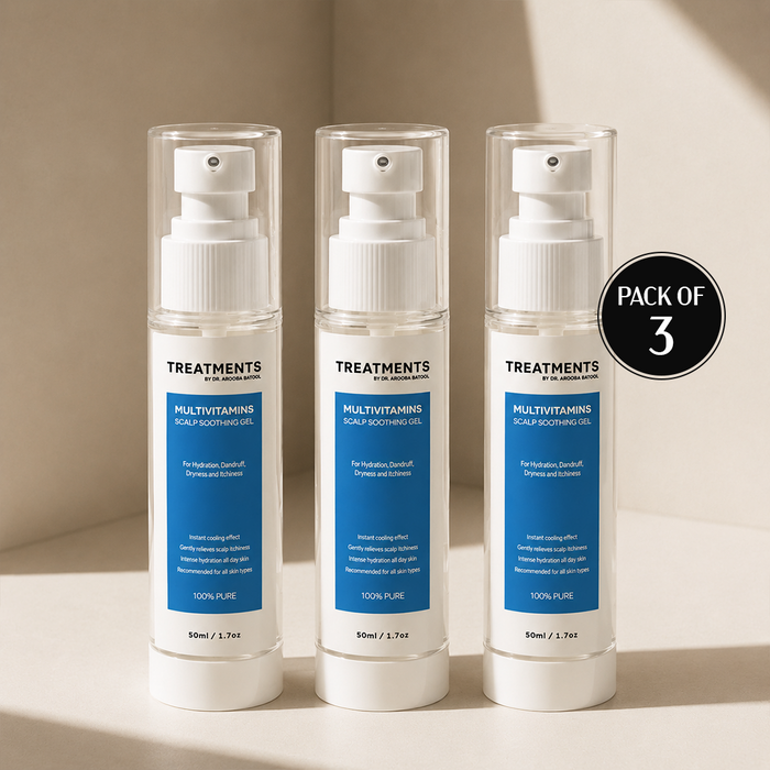 MULTIVITAMINS SCALP SOOTHING GEL - For Fighting Dandruff, Dryness and Itching