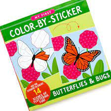 My First Color By Sticker Book Butterflies & Bugs