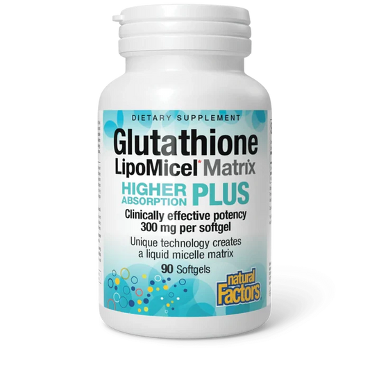 Natural Factors: Glutathione LipoMicel Matrix 300 MG
