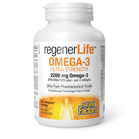 Natural Factors: RegenerLife Omega-3 Ultra Strength