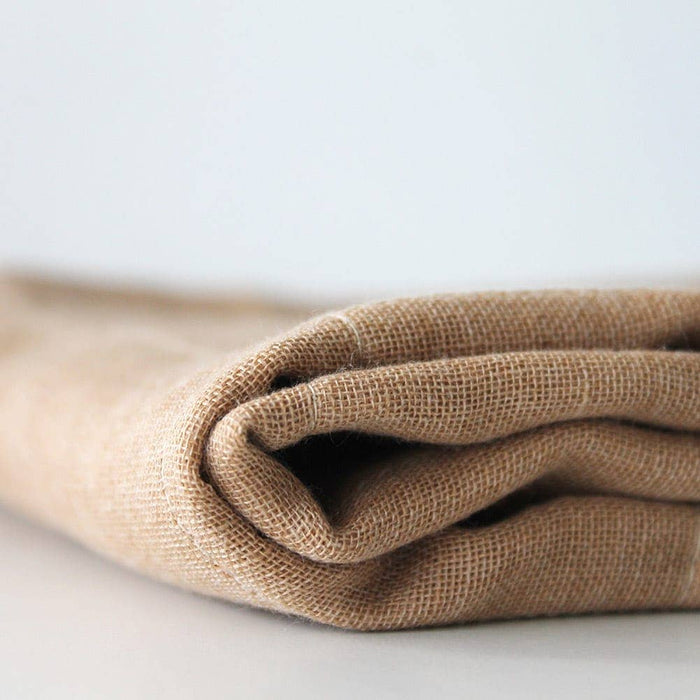 Nawrap Charcoal Infused Organic Cotton Japanese Face Towel - Ivory