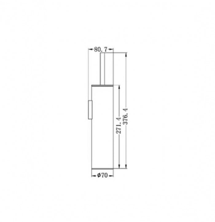 Nero Mecca NR1988 Toilet Brush Holder