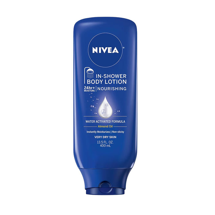 NIVEA Extra Dry Skin In-Shower Body Lotion 13.5 oz - 12 Pack