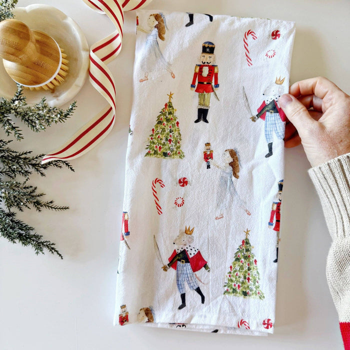 Nutcracker tea towel