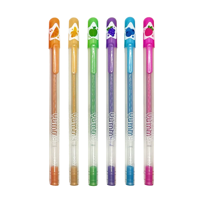Ooly Yummy Yummy Scented Metallic Gel Pens 6 Pk