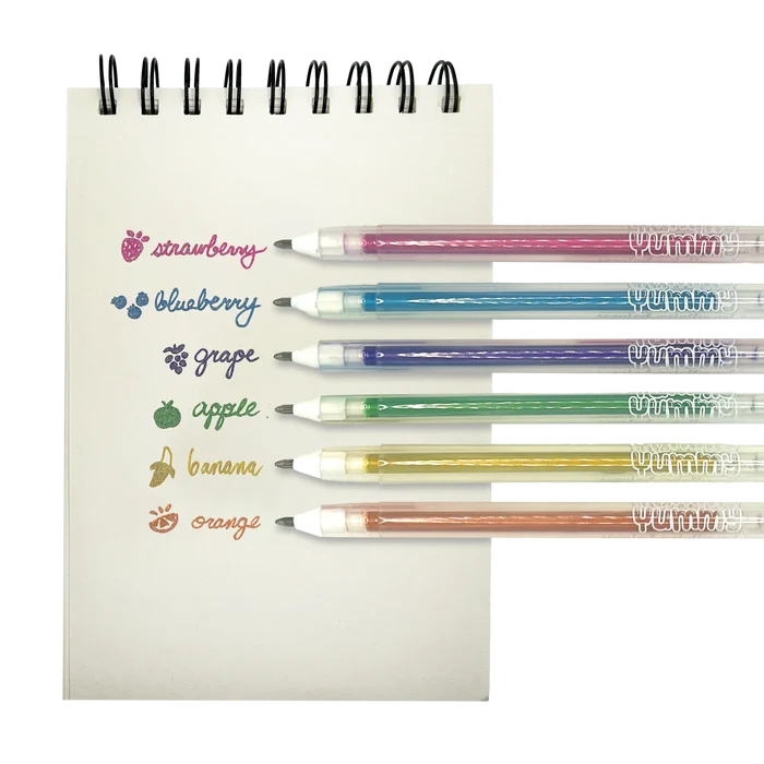 Ooly Yummy Yummy Scented Metallic Gel Pens 6 Pk