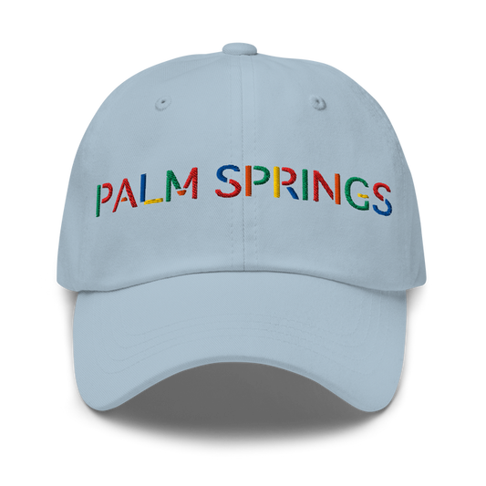 Palm Springs 1980s Light Blue Dad Hat