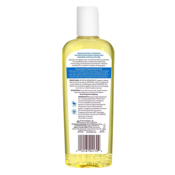 Palmer’s Cocoa Butter Formula Moisturizing Body Oil with Vitamin E, 8.5 oz - 12 Pack
