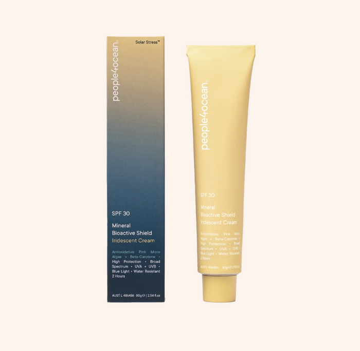People for Ocean SPF 30 Mineral Bioactive Shield - Iridescent Cream 80g - Exquisite Laser Clinic