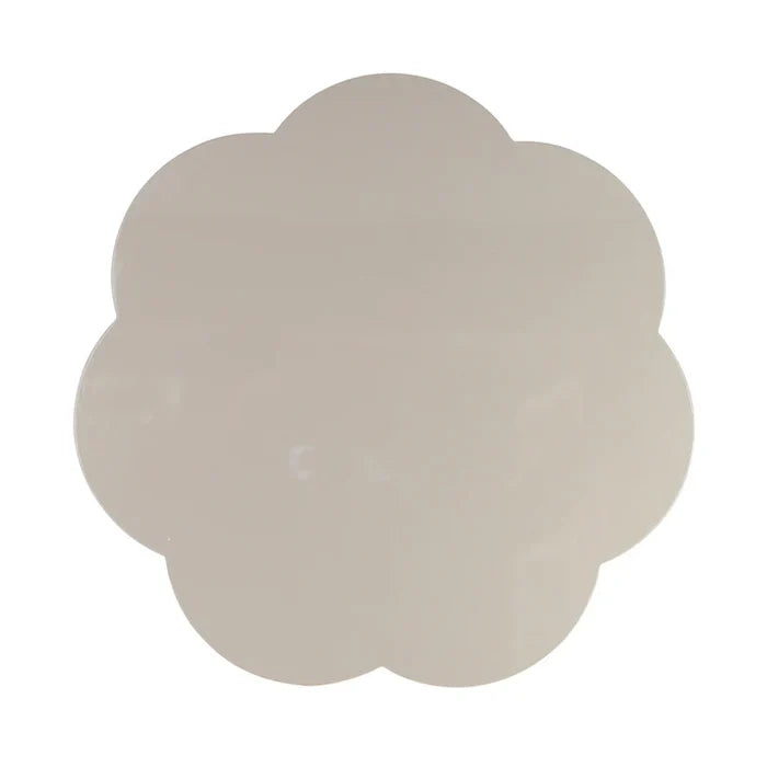 Placemat in Cappuccino, 16" x 16” Scalloped, Addison Ross