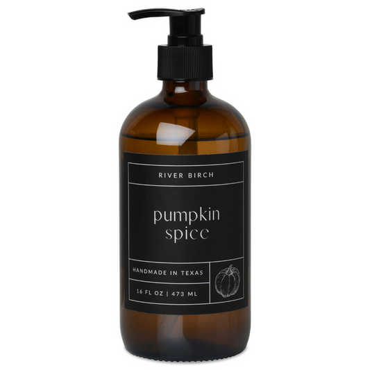 Pumpkin Spice -  16 oz Amber Soap - Handmade - Hand Wash
