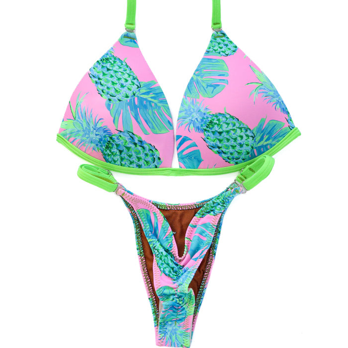 QS ST: Pineapple Posing Practice Suit. Medium Molded/Pro.