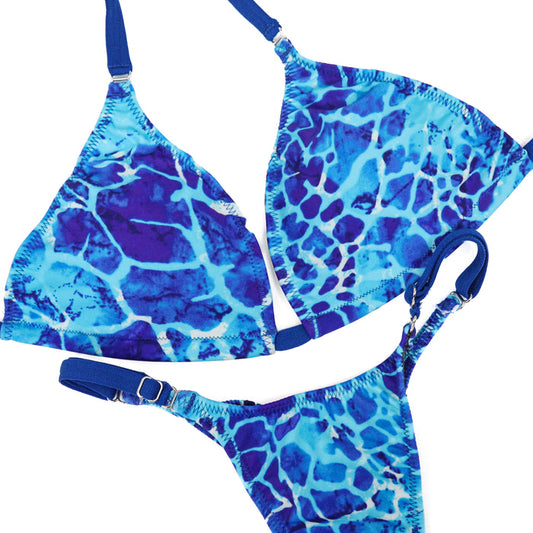QS ST: Special Order Fabric. Water Posing Practice Suit. Medium/Pro.  Angel Competition BikinisThe best NPC Competition Suits for the Bikini Division, Fit Model Division Suits, and bodybuilding suits.