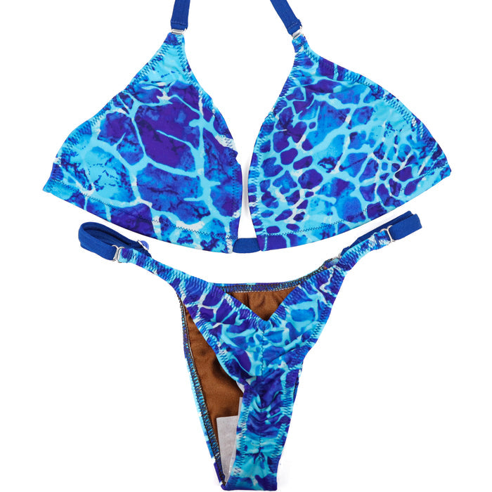 QS ST: Special Order Fabric. Water Posing Practice Suit. Medium/Pro.  Angel Competition BikinisThe best NPC Competition Suits for the Bikini Division, Fit Model Division Suits, and bodybuilding suits.