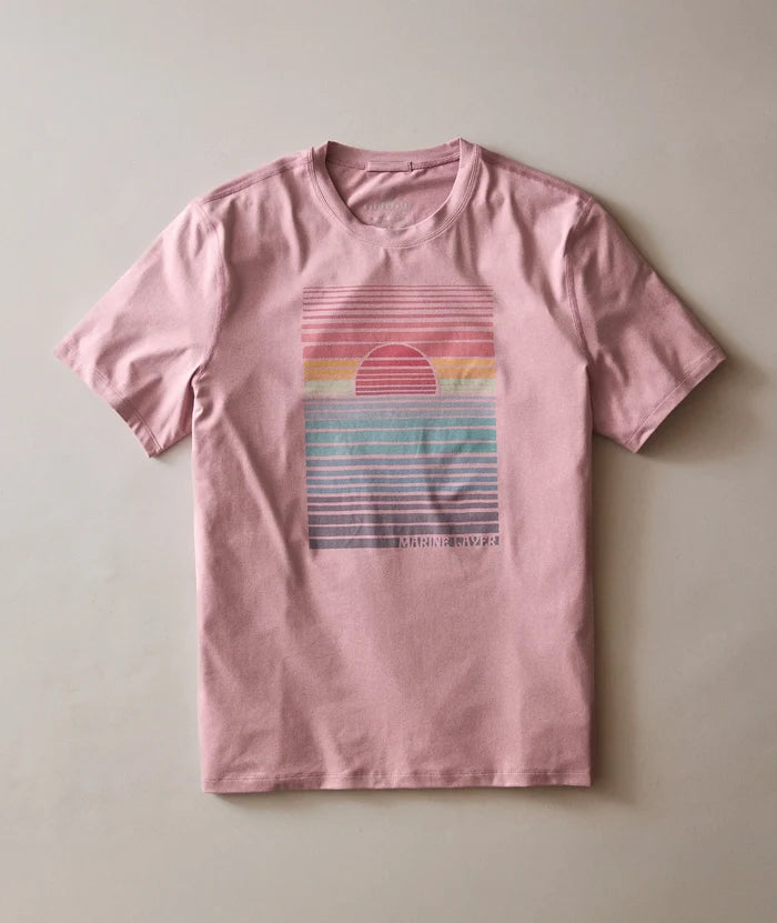 Recycled Sport Graphic Tee Lilas