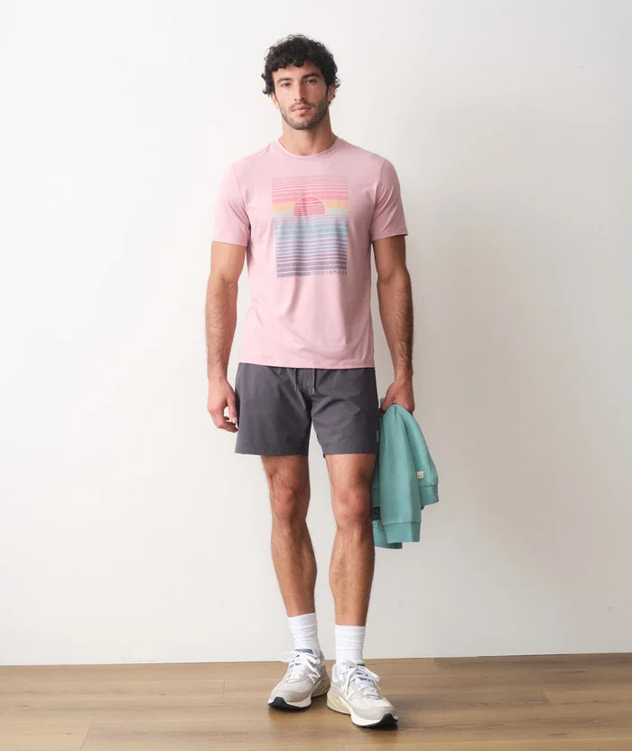 Recycled Sport Graphic Tee Lilas