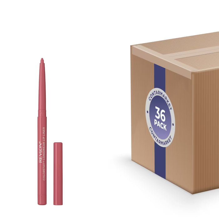 Revlon ColorStay Lip Liner #680 Blush with Built-In Sharpener - 36 Pack