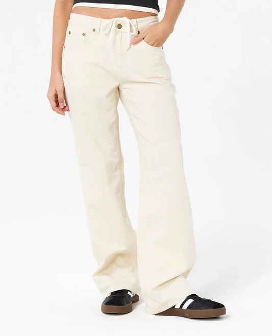 Rip Curl Aggie Relaxed Jeans - Bone