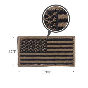 Rotcho American Flag Patch - Hook Back
