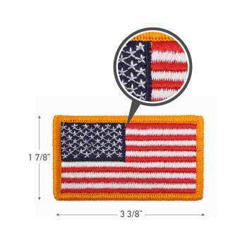 Rotcho American Flag Patch - Hook Back