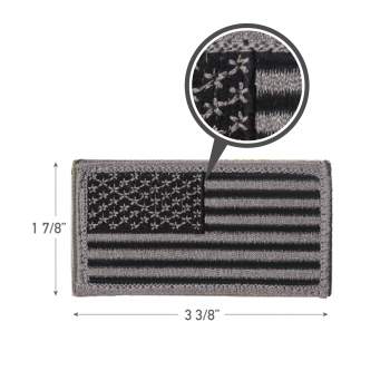 Rotcho American Flag Patch - Hook Back