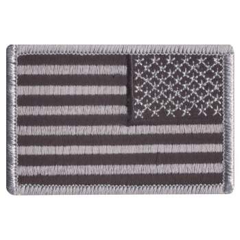 Rothco Iron On / Sew On Embroidered US Flag Patch