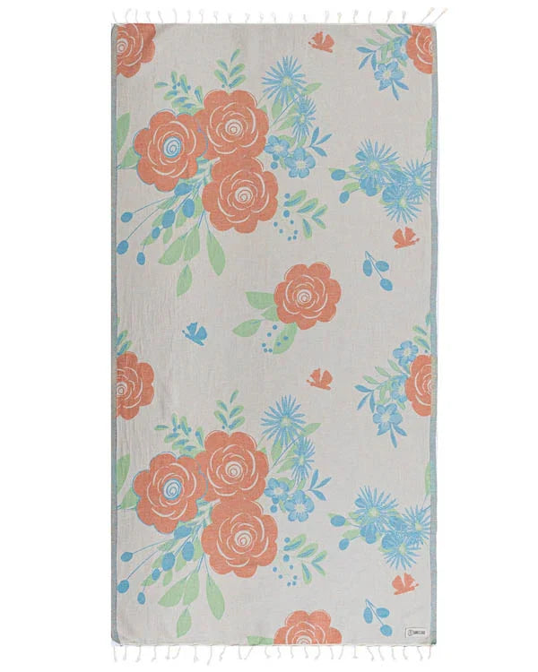 Sand Cloud Botanical Beach Towel full view