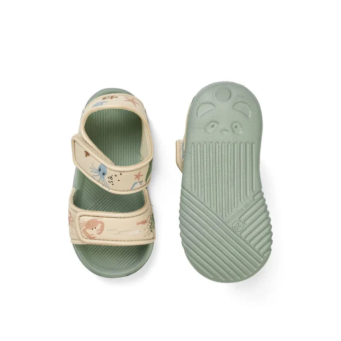 Liewood - Sandals - Blumer - Sea Creature/Sandy - Bottom