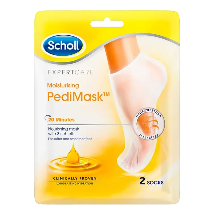 Scholl Pedimask Triple Oil fotmaske sokker 1 par
