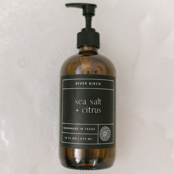 Sea Salt + Citrus  - 32oz Refill - Handmade - Hand Wash