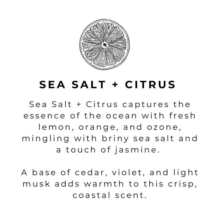 Sea Salt + Citrus  - 32oz Refill - Handmade - Hand Wash