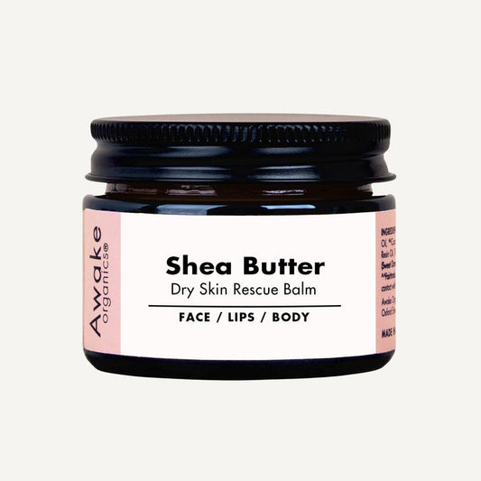 Shea Butter Dry Skin Rescue Balm (100% Natural, Vegan)