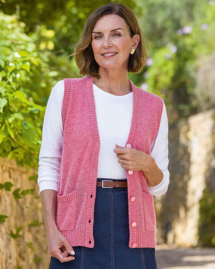 Shetland Waistcoat - Nougat - Country Collection