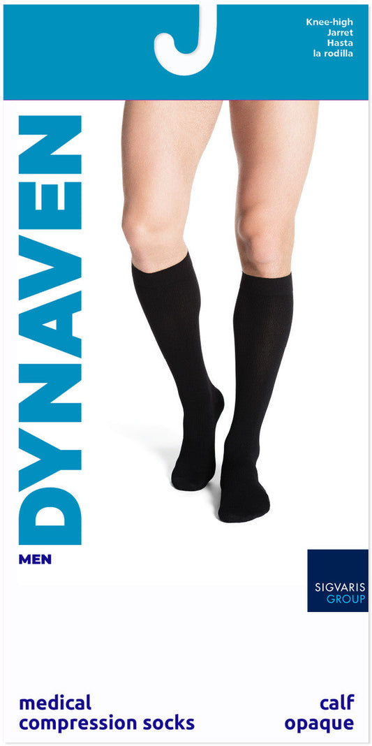 Sigvaris Dynaven Men's Knee High 20-30mmHg - Compression Level: Firm 20-30 MmHg - Male - Knee