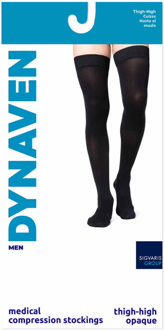 Sigvaris Dynaven Men's Thigh High 20-30mmHg - Compression Level: Firm 20-30 MmHg - Male - Leg