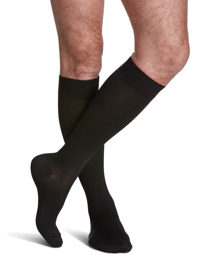 Sigvaris Men's Style Microfiber Knee High 20-30mmHg - Compression Level: Firm 20-30 MmHg - Male - Knee