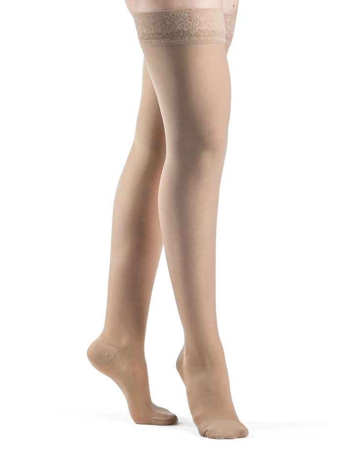 Sigvaris Sheer Women's Thigh High 20-30mmHg - Compression Level: Firm 20-30 MmHg - Unisex - Leg