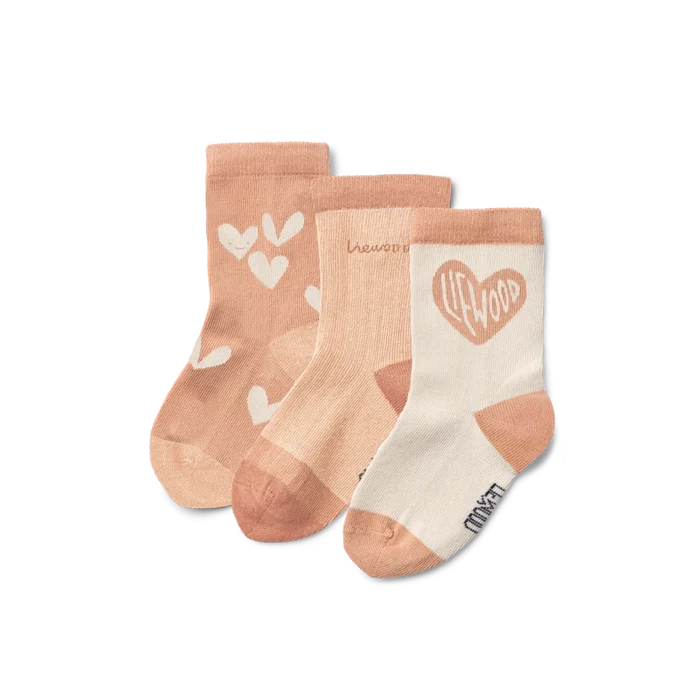 Liewood - Silas Socks - Sweethearts/Pale Tuscany Mix
