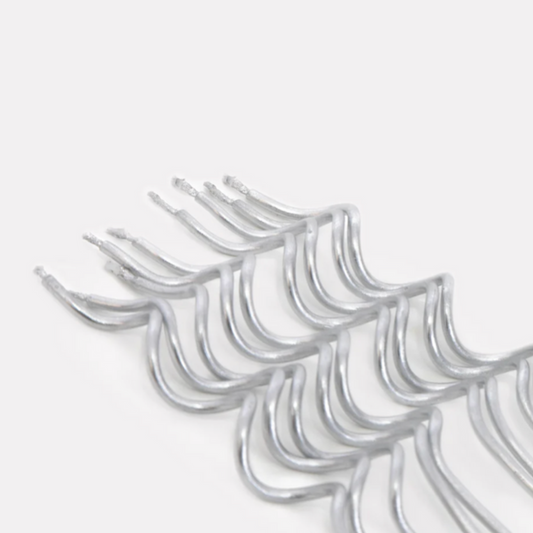 Silver Swirly Candles