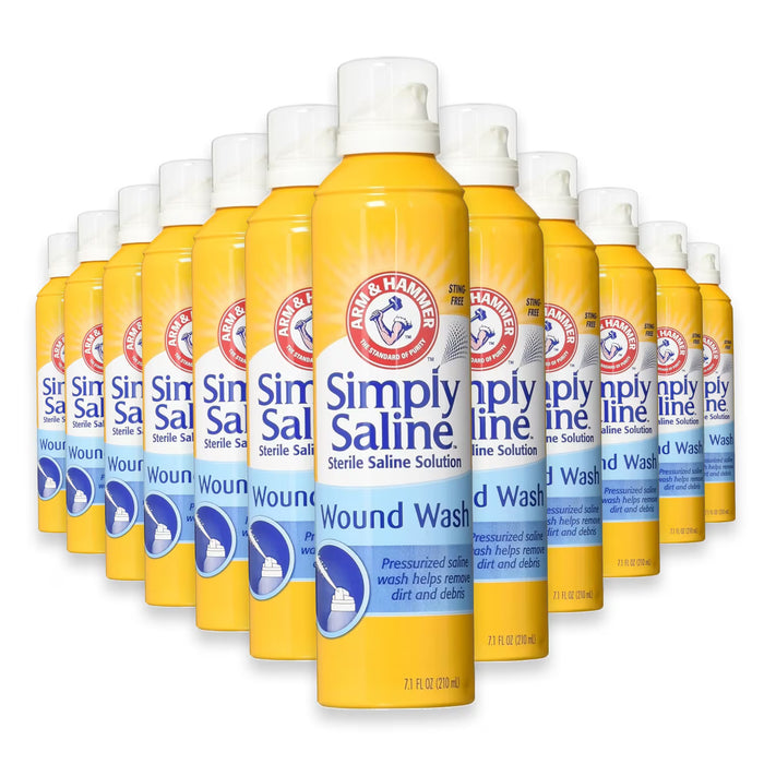 Simply Saline Wound Wash Spray 7.4 oz - 12 Pack