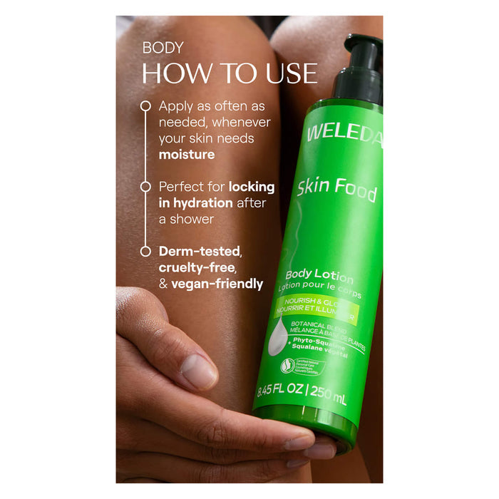 Weleda Skin Food Body Lotion Use