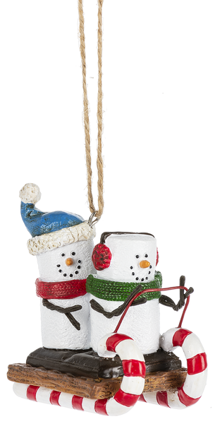 Smores Toboggan Ornament