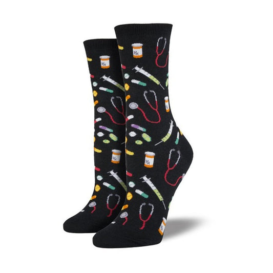 SOCKSMITH Healthcare Heroes Socks - Black