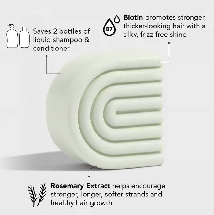 Solid Conditioner Bar-Rosemary & Biotin Volumizing Solid Conditioner