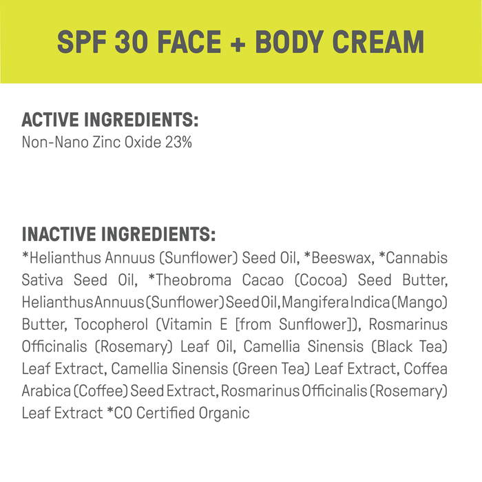 Raw Elements SPF 30 Face + Body Mineral Sunscreen Tin - Plastic-Free, Set of 4