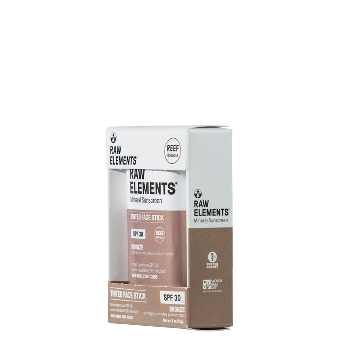 Raw Elements SPF 30 Tinted Face Stick - Bronze, Set of 2