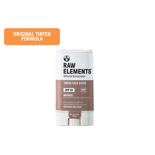 Raw Elements SPF 30 Tinted Face Stick - Bronze